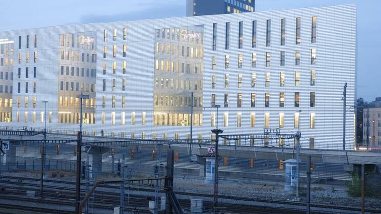 Hauptsitz von Sympany am Peter  Merian Weg-4 beim Basler Bahnhof SBB.