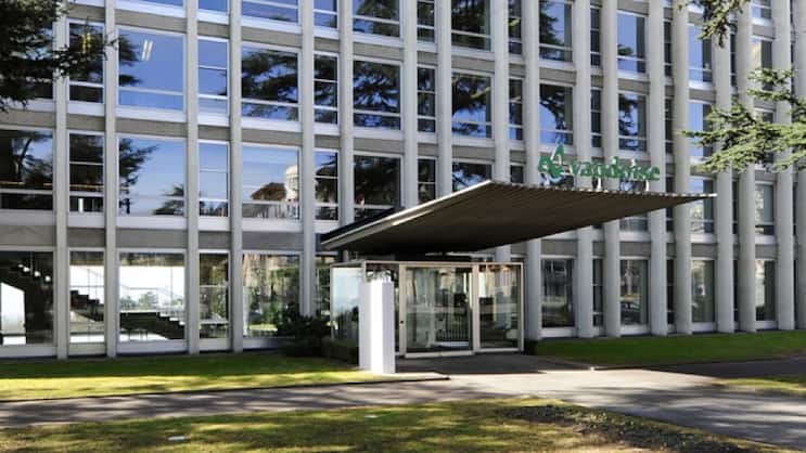 Der Hauptsitz der Vaudoise Versicherung in Lausanne.