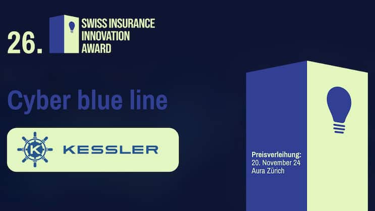 Die Versicherungslösung Cyber blue line zeichnet sich durch einen stark vereinfachten Aufnahmeprozess aus.