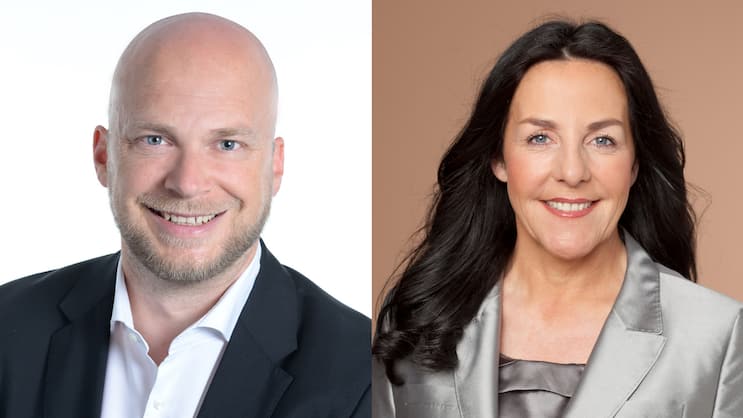 HZ Insurance Roundtable-Bericht mit Mike Fuhrmann, Mitglied der Geschäftsleitung Generali Schweiz, und Petra Jenner, General Manager Salesforce.