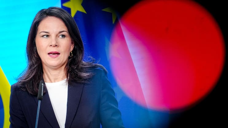«Malgré la situation géopolitique extrêmement difficile, l'action climatique devait rester une question de sécurité prioritaire»: Annalena Baerbock, ministre allemande des Affaires étrangères.