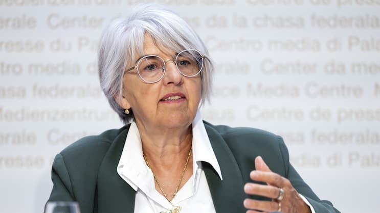 Sozialministerin Elisabeth Baume-Schneider.