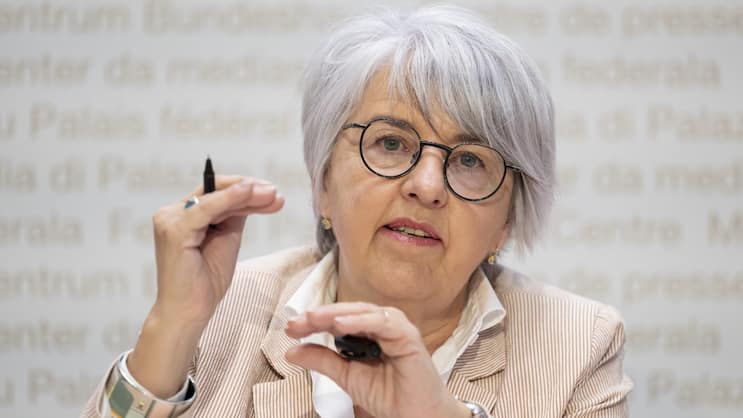 «Ma confiance à l'égard de M. Rossini est là, mais j'ai besoin de comprendre comment les faits se sont passés»: Conseillère fédérale Elisabeth Baume-Schneider.