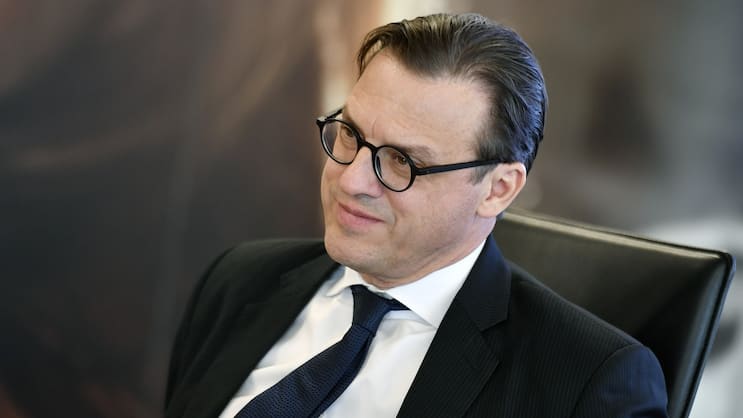 Per Patrick Frost, la presentazione dei risultati annuali è una delle ultime apparizioni come CEO di Swiss Life.