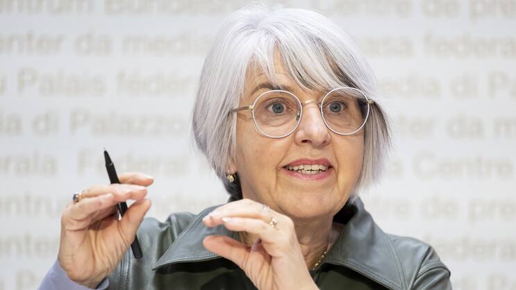 «L'obiettivo è che ogni assicurato abbia una cartella informatizzata del paziente»: Elisabeth Baume-Schneider, Ministro della Sanità pubblica.