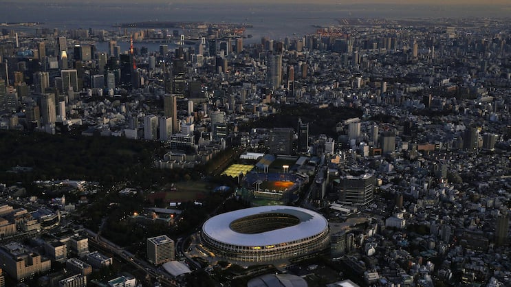 Olympiastadium in Tokio: Japan hätte sich den Bau sparen können – die Spiele finden ohne Zuschauer statt.