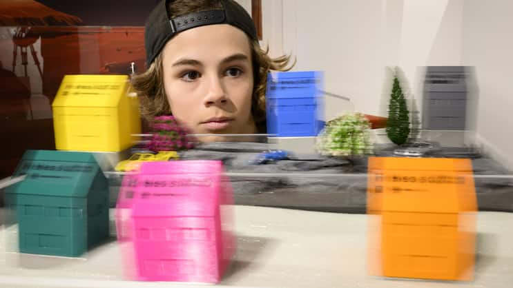 Schüler im Erdbeben-Präventionszentrum in Sion: Ein massives Erdbeben hätte schwere Folgen in der Schweiz.