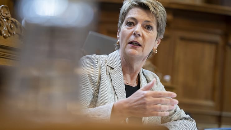 Karin Keller-Sutter, conseillère fédérale.