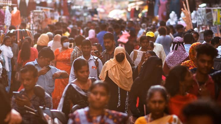 In Indien wächst die Bevölkerung noch stark.