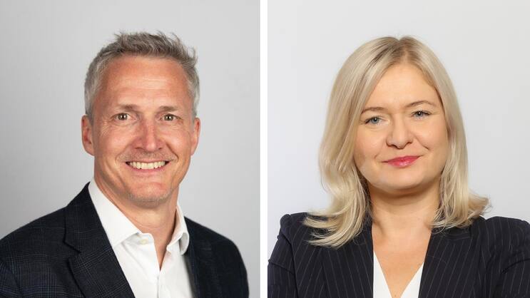 Sompo International: Neue Führungskräfte Herndon Stokes und Anna Lisiak.