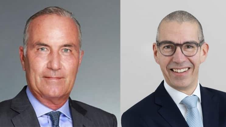 Ab 1. Februar 2026 übernimmt Marc Haushofer (l.) die Leitung des VIG Re-Geschäfts in Asien. Joachim Mathe soll als neuer Leiter Spezialmärkte das Wachstum und die Kundenorientierung stärken.