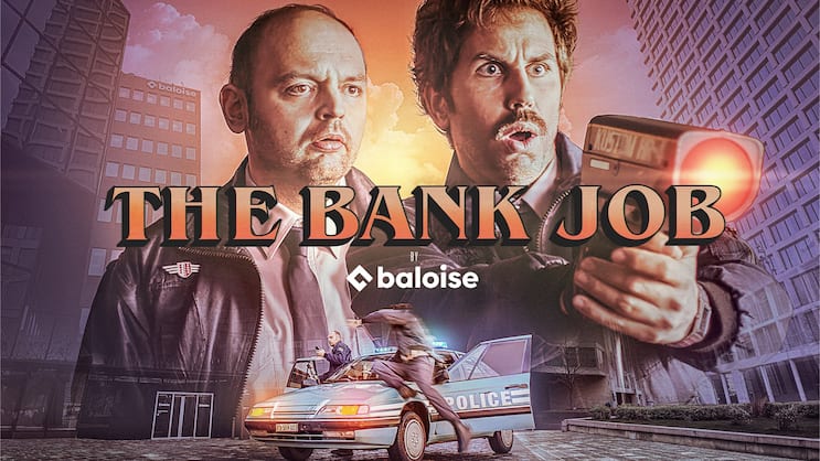 Plakat Baloise x Tschugger: The Bank Job
