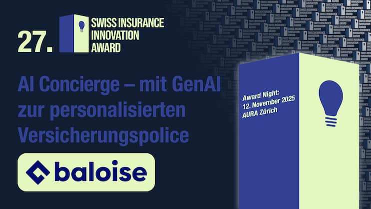 Der AI Concierge der Baloise ist eine disruptive Innovation im Versicherungsvertrieb.