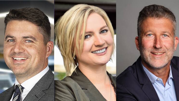 Neu bei HDI Global: v.l.n.r. Chris Strong, Thordis Jensen und Ludovic Ruiller.