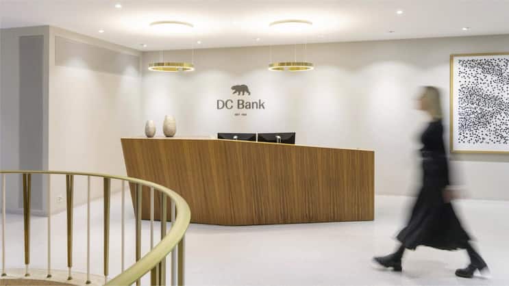 Kundenzone der DC Bank - die an die BK Stiftung verkauft werden soll.