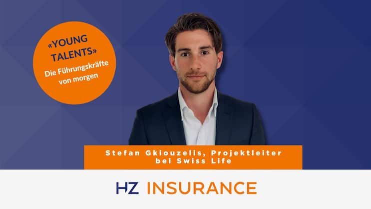 Porträt Stefan Gkiouzelis, Projektleiter bei Swiss Life.