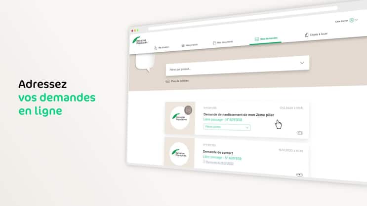 La nouvelle interface offre aux assurés et clients de Retraites Populaires et des caisses de pension sous gestion un meilleur service client.
