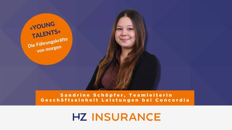 Sandrine Schöpfer ist Teamleiterin bei der Concordia. Für ihre Kolleginnen und Kollegen hat sie immer ein offenes Ohr hat und kann auf deren Fairness zählen.