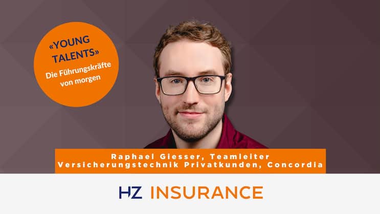 Raphael Giesser, Teamleiter Versicherungstechnik Privatkunden bei der Concordia.