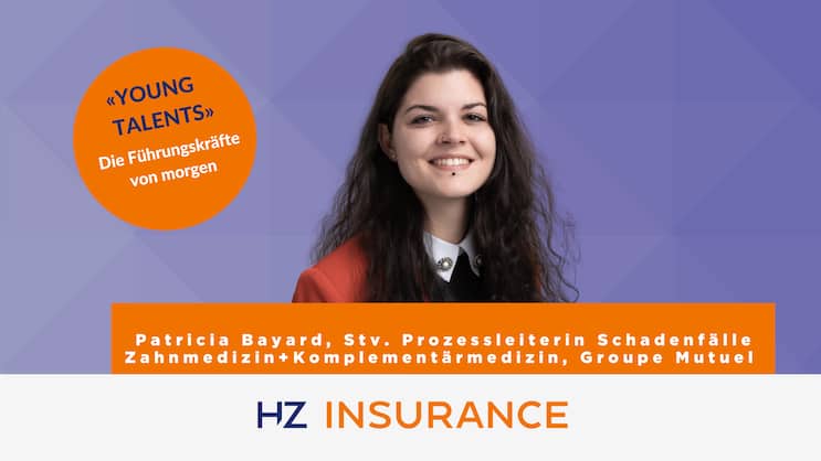 Als Young Talent durfte Patricia Bayard bei der Groupe Mutuel bereits mit 26 Jahren eine Führungsrolle übernehmen.