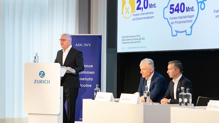 Stefan Mäder, Urs Arbter und Juan Beer (v.l.n.r.) liessen das vergangene Jahr aus Sicht des SVV Revue passieren.