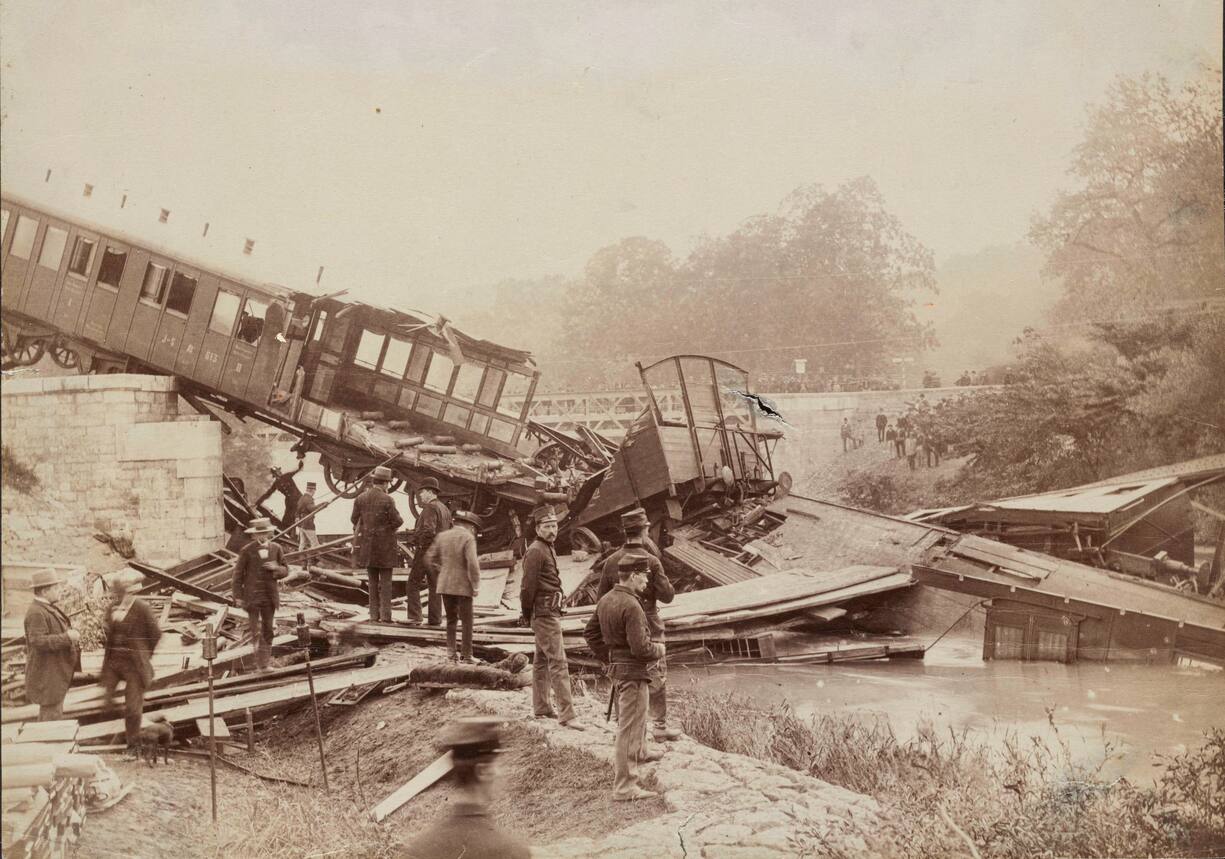 Der Brückeneinsturz bei Münchenstein ist bis heute das grösste Eisenbahnunglück der Schweiz.