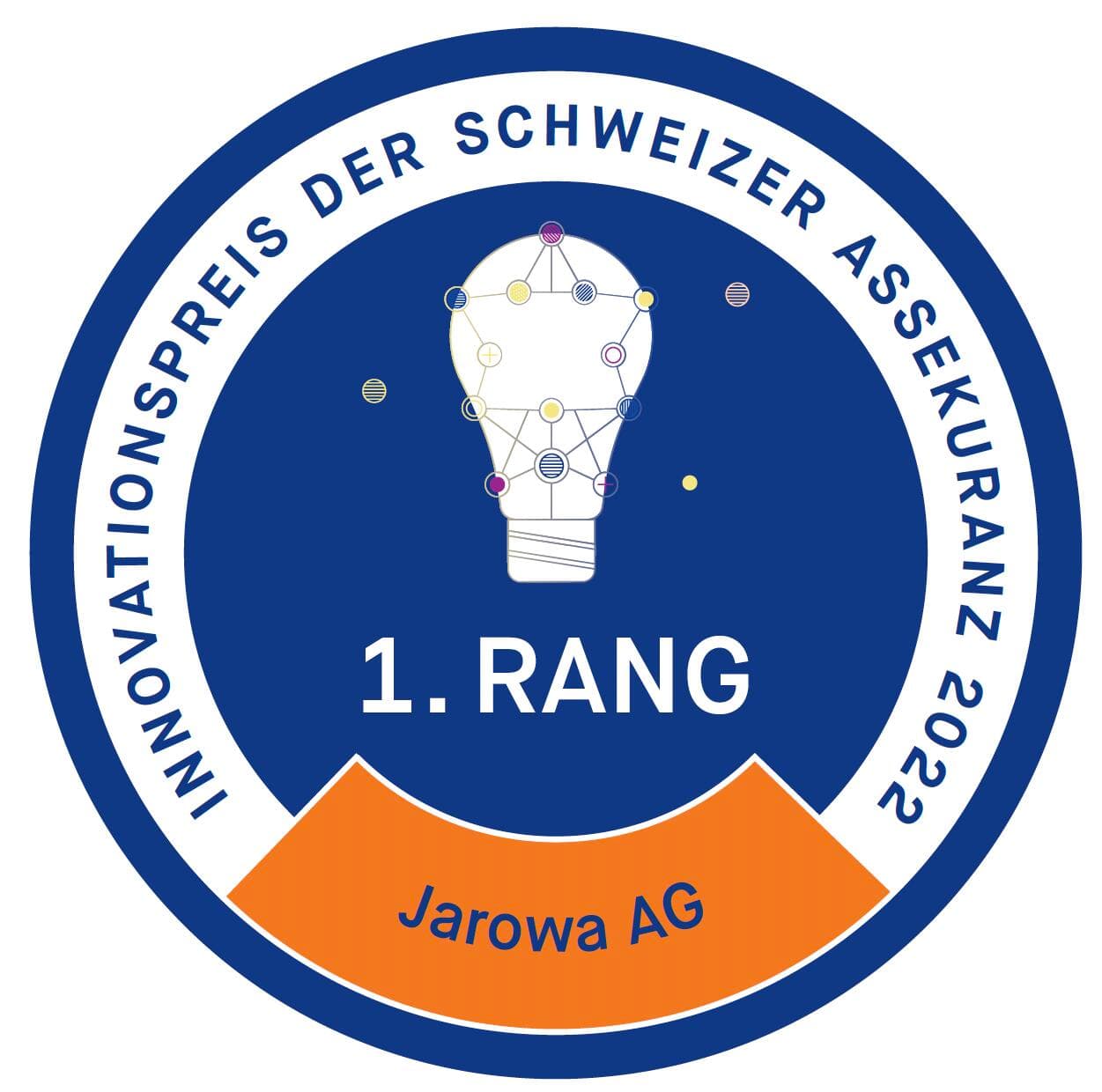 Innovationspreis der Schweizer Assekuranz Rang 1