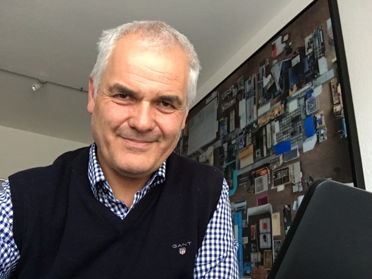 Christoph Schmallenbach im Homeoffice.
