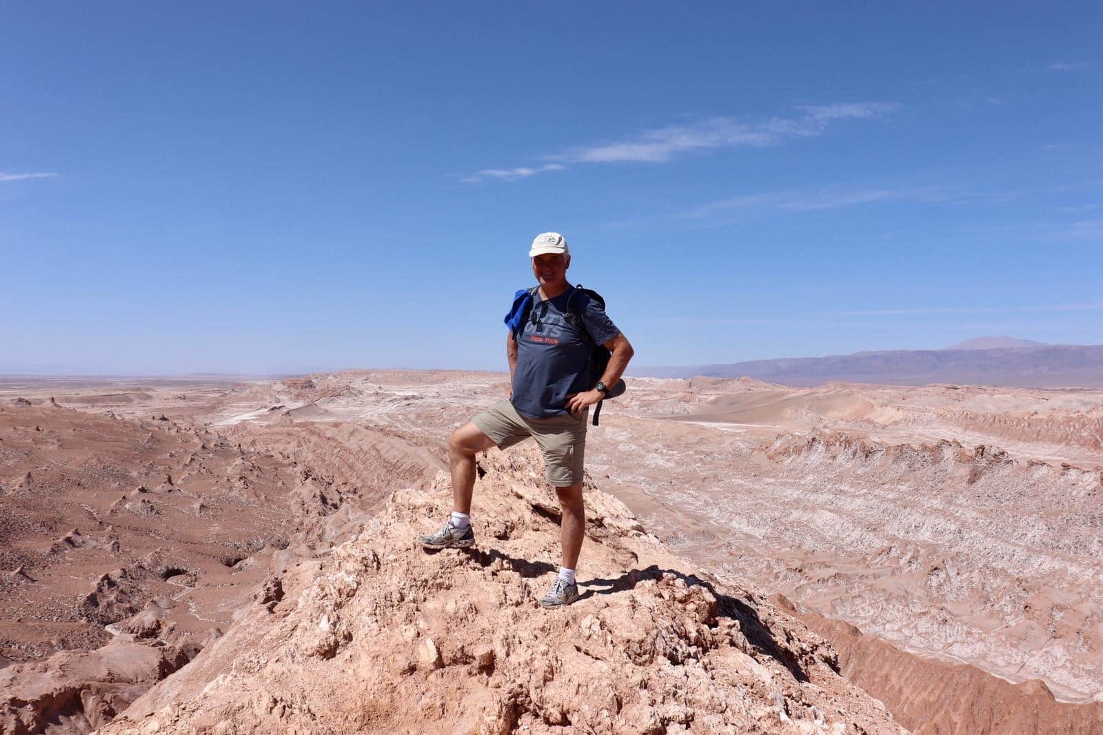 Christoph Schmallenbach in der Atacamawüste.