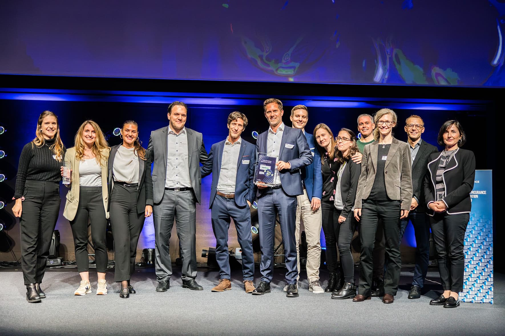 Die Sanitas Krankenversicherung gewinnt den Publikumspreis mit ihrem individuellen Prämienzusatz.