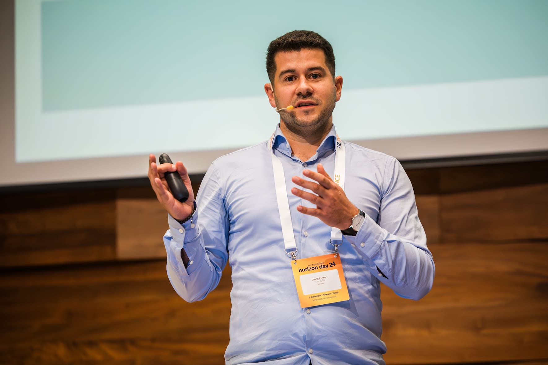 Präsentierte den brandneuen Swiss Insurance Monitor 2024: David Finken.
