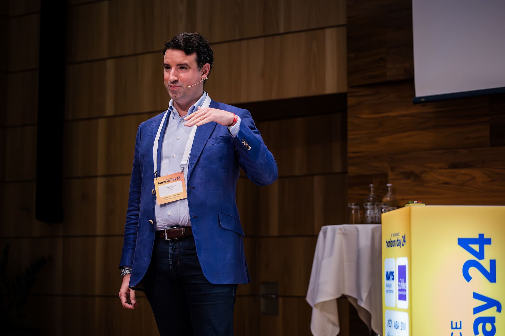 Zeigte einen nachhaltigen Ansatz auf: Frederic Olbert.