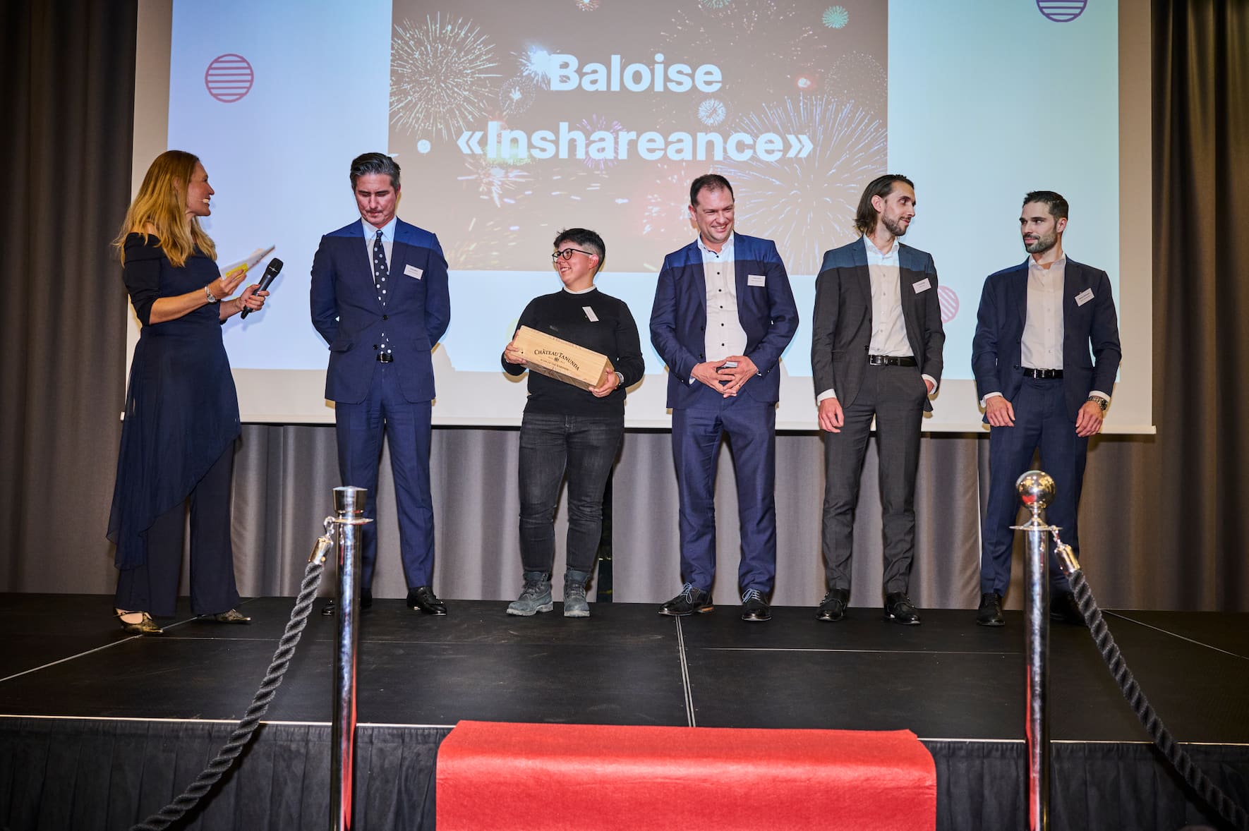 Baloise Team auf der Bühne