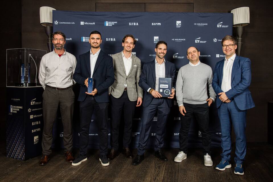 Mit KI auf den 1. Rang: Das Gewinnerteam der Baloise.
